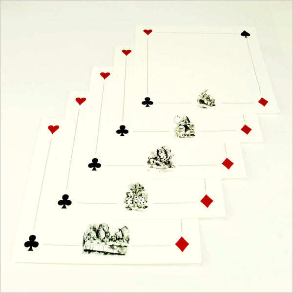 Alice in Wonderland notecards designed and manufactured by Sandra Muir Design