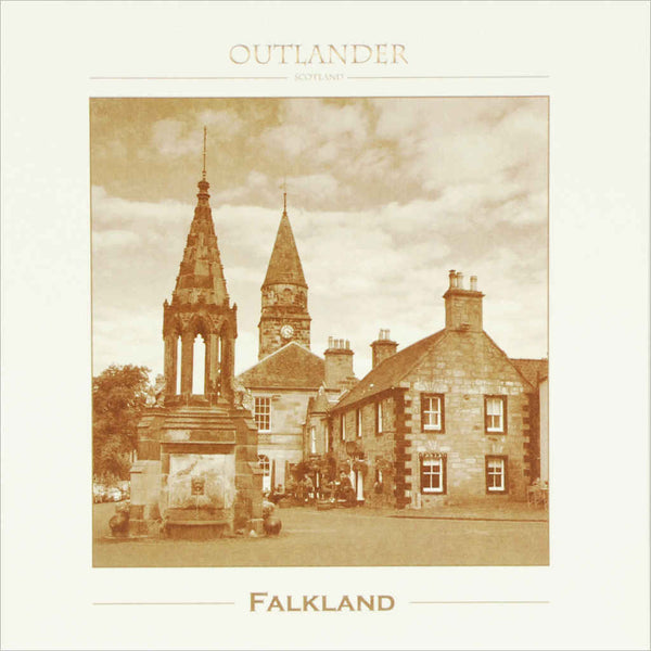 Outlander box set film location greeting card Falkland