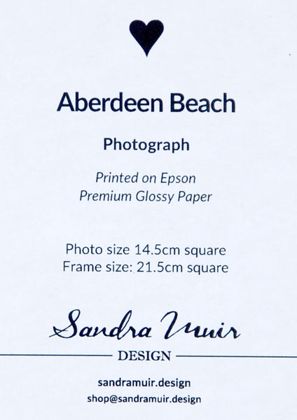 Aberdeen Beach in Winter - Photograph