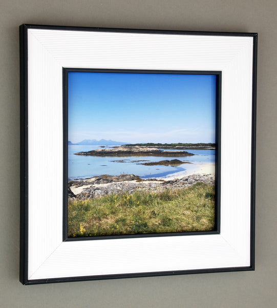 Silversands Beach at Arisaig with Rum and Eigg