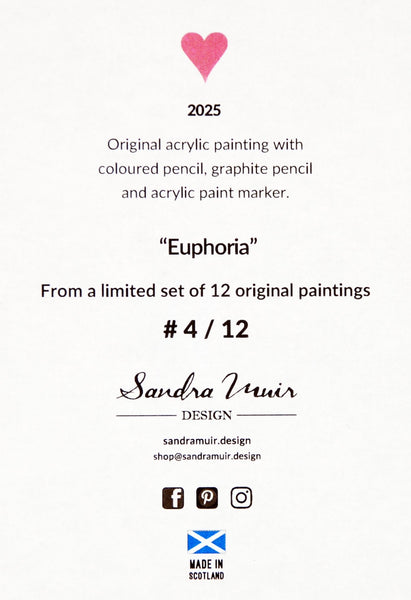 Euphoria - Acrylic Painting No.4 of a set of 12