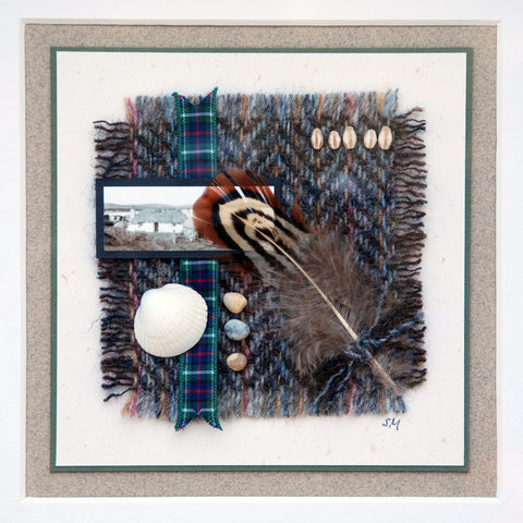Harris Tweed - Framed Collage