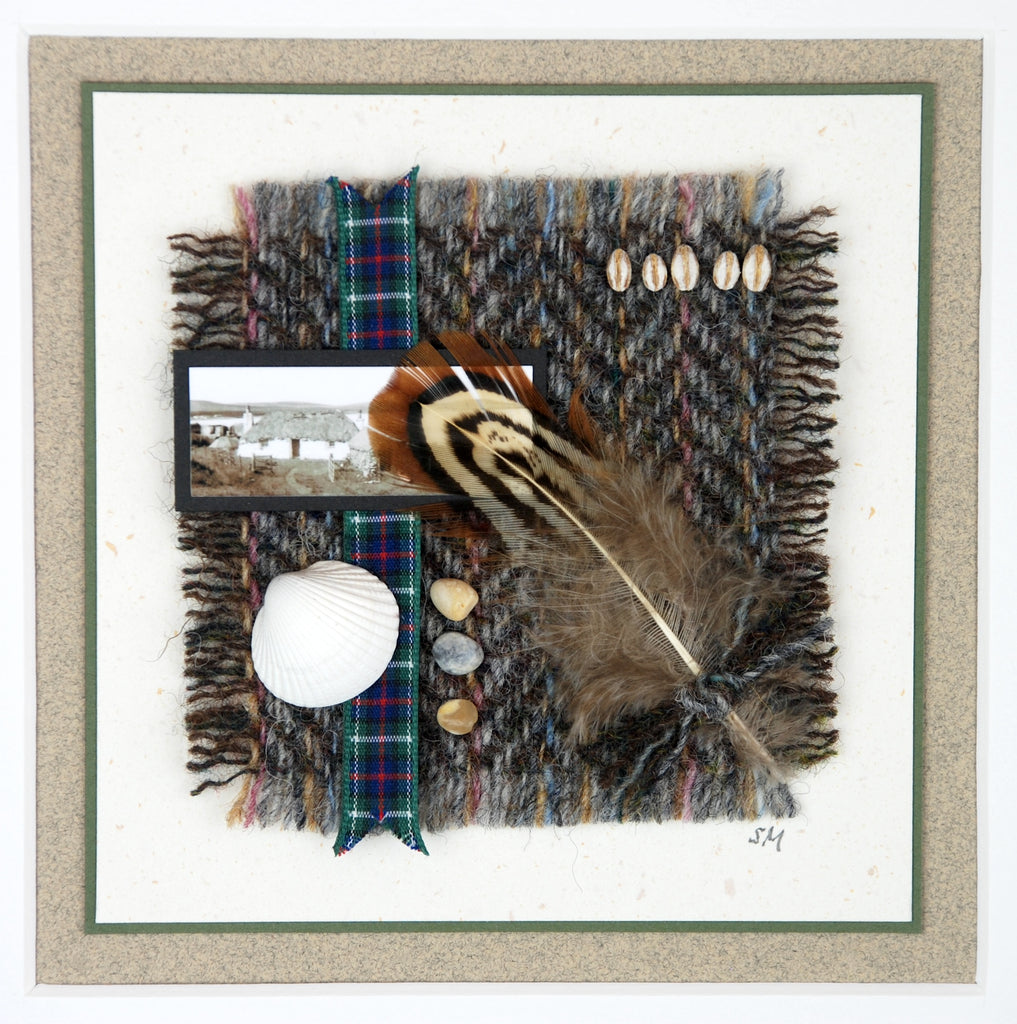 Harris Tweed - Framed Collage