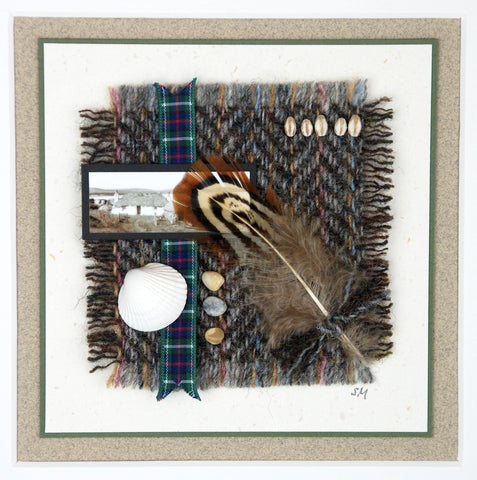 Harris Tweed - Framed Collage