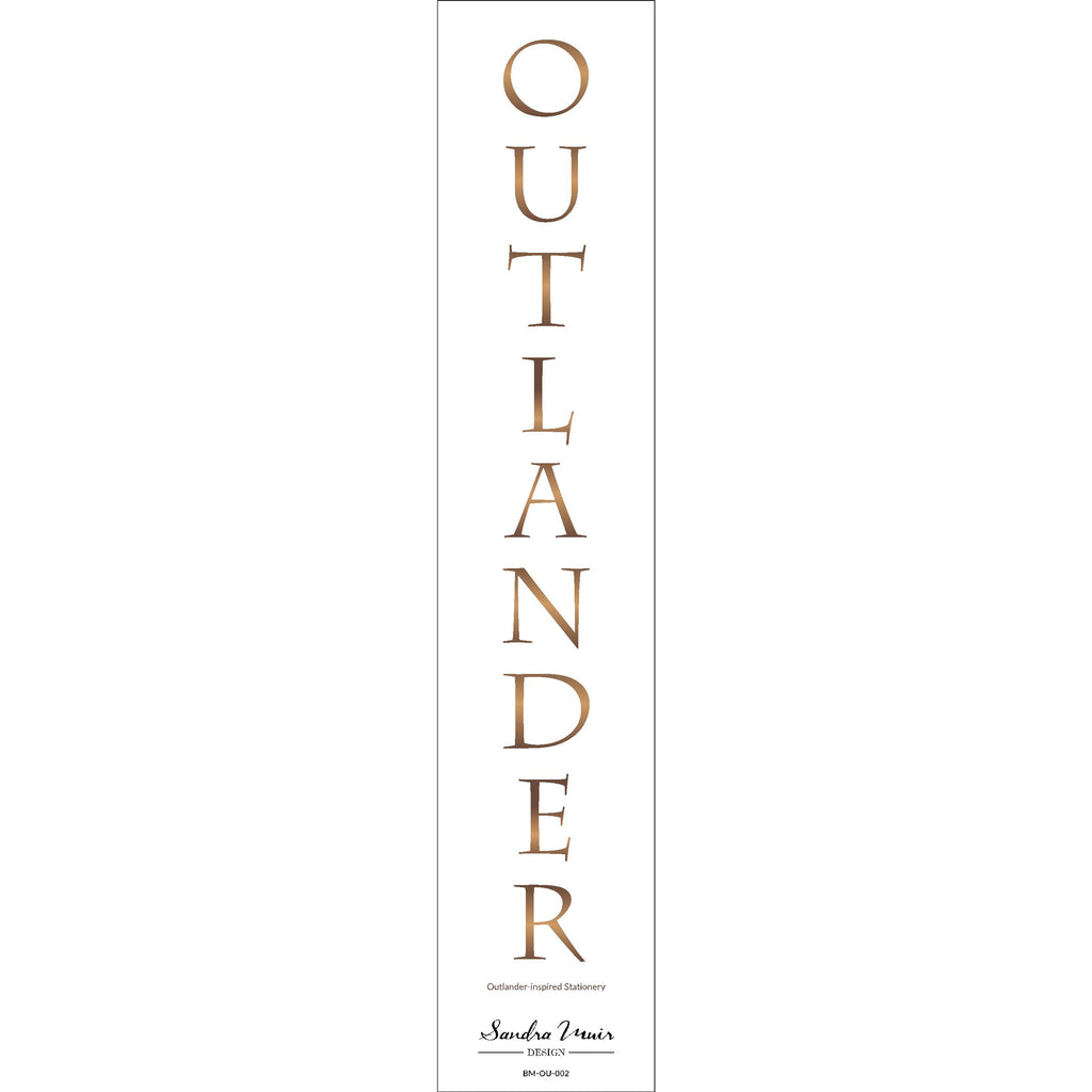 Outlander-inspired Bookmark: Outlander