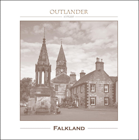 Outlander-inspired Greeting Card of Outlander Film Locations - Falkland