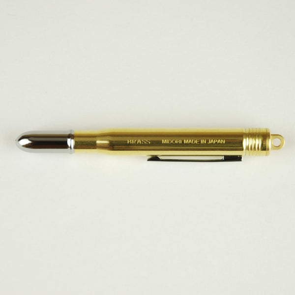 Brass ballpoint pen by Midori from Japan