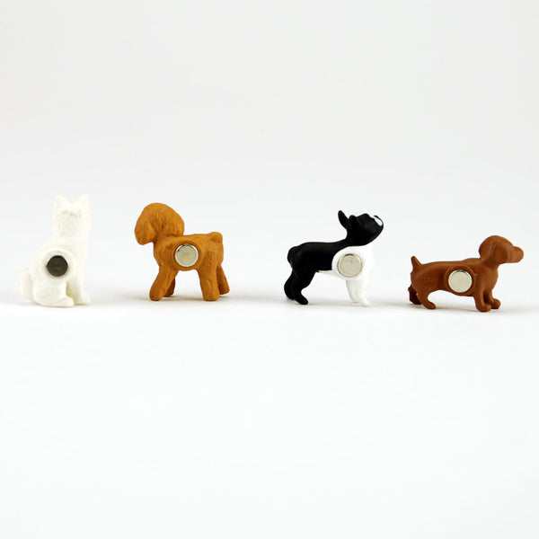 Mini magnet set dogs by Midori from Japan