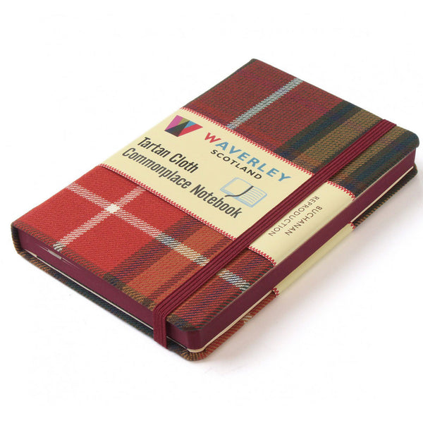 Tartan Cloth Commonplace Notebook in Buchanan Tartan by Waverley Books