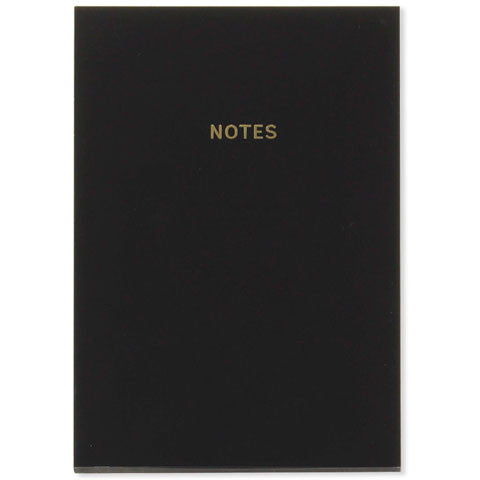 Rich Black Soft-Touch A5 Notebook