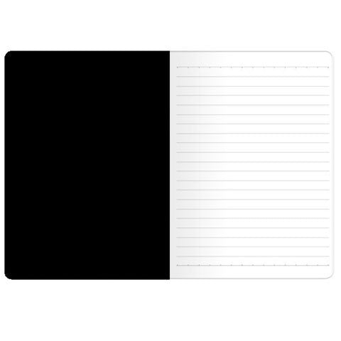 Black Onyx Polka, A5 Notebook