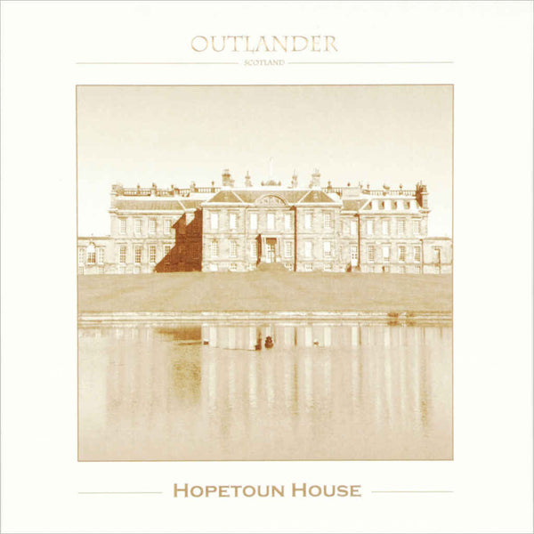 Outlander box set film location greeting cards Hopetoun House