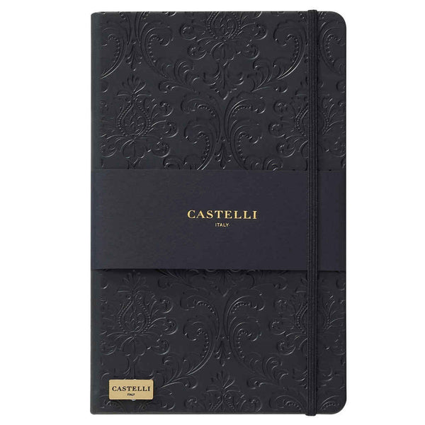 Castelli Black & Gold Notebook Baroque Black